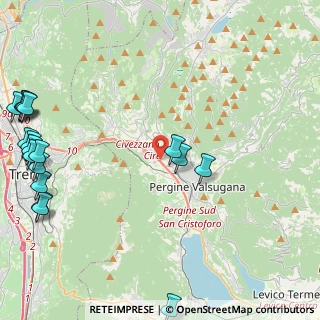 Mappa Via Roda Dos, 38057 Pergine Valsugana TN, Italia (6.41722)