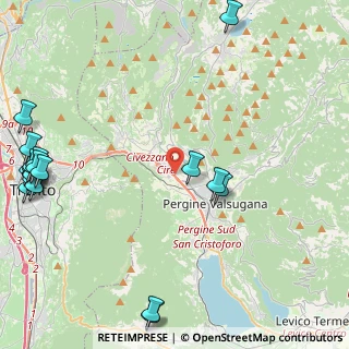 Mappa Via Roda Dos, 38057 Pergine Valsugana TN, Italia (6.452)