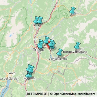Mappa Via Roda Dos, 38057 Pergine Valsugana TN, Italia (15.07714)