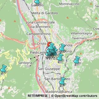 Mappa Via Francesco Petrarca, 38122 Trento TN, Italia (1.62692)