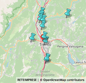 Mappa 38100 Trento TN, Italia (6.09818)