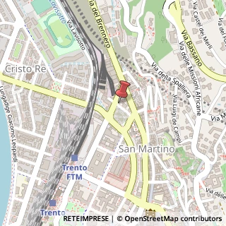 Mappa Piazza di Centa, 7, 38122 Trento, Trento (Trentino-Alto Adige)