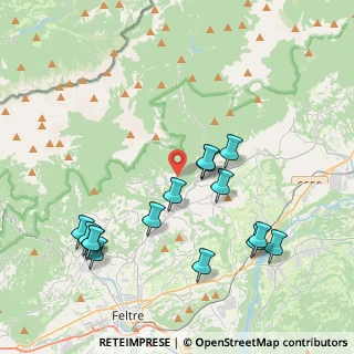 Mappa Via Montagne, 32032 Feltre BL, Italia (4.24133)