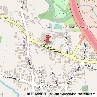 Mappa Via Spilimbergo, 64, 33037 Pasian di Prato, Udine (Friuli-Venezia Giulia)