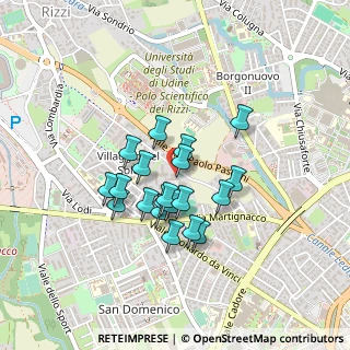 Mappa POLISPORTIVA LIZZI TOMADINI, 33100 Udine UD, Italia (0.3285)