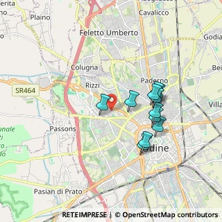 Mappa POLISPORTIVA LIZZI TOMADINI, 33100 Udine UD, Italia (1.54091)