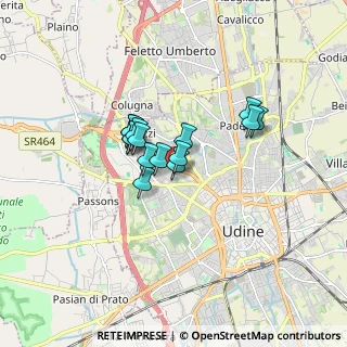 Mappa POLISPORTIVA LIZZI TOMADINI, 33100 Udine UD, Italia (1.08333)