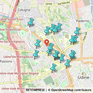Mappa POLISPORTIVA LIZZI TOMADINI, 33100 Udine UD, Italia (0.89)