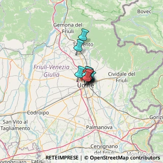 Mappa POLISPORTIVA LIZZI TOMADINI, 33100 Udine UD, Italia (4.12636)