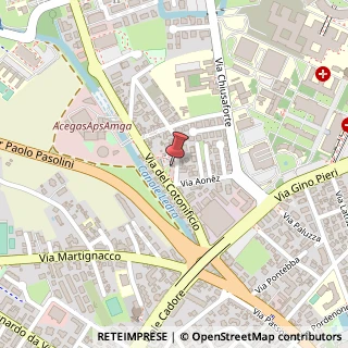 Mappa Via del Cotonificio, 43 A, 33100 Udine, Udine (Friuli-Venezia Giulia)