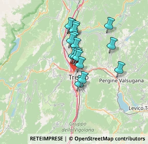 Mappa 38100 Trento TN, Italia (5.06941)