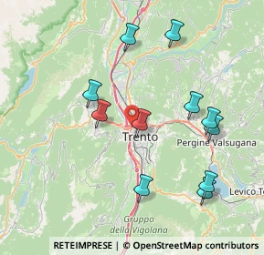 Mappa 38100 Trento TN, Italia (7.93818)