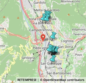 Mappa 38100 Trento TN, Italia (1.546)
