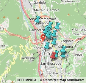 Mappa 38100 Trento TN, Italia (1.26)