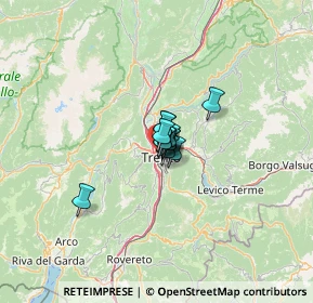 Mappa 38100 Trento TN, Italia (4.22667)