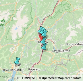 Mappa 38100 Trento TN, Italia (30.20545)