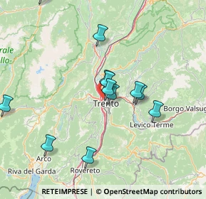 Mappa 38100 Trento TN, Italia (14.045)