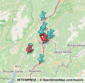 Mappa 38100 Trento TN, Italia (8.1825)