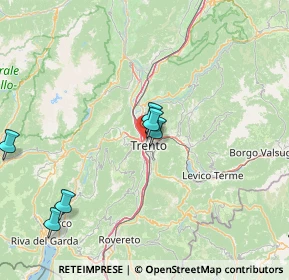 Mappa 38100 Trento TN, Italia (30.81083)