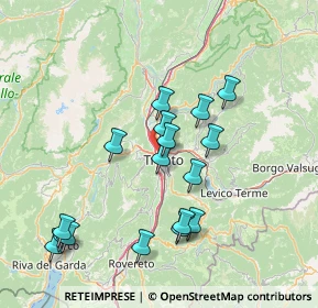 Mappa 38100 Trento TN, Italia (14.79235)