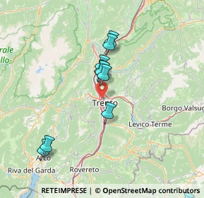 Mappa 38100 Trento TN, Italia (18.05455)