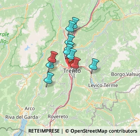 Mappa 38100 Trento TN, Italia (8.42364)