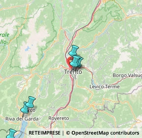 Mappa 38100 Trento TN, Italia (37.37632)
