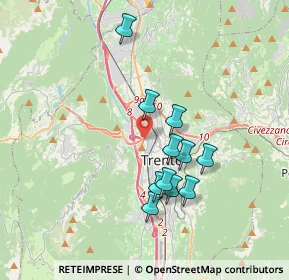 Mappa 38100 Trento TN, Italia (3.11364)