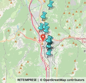 Mappa 38100 Trento TN, Italia (2.18636)