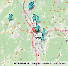 Mappa 38100 Trento TN, Italia (2.98091)