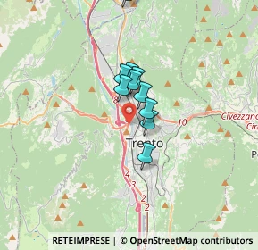 Mappa 38100 Trento TN, Italia (2.74364)