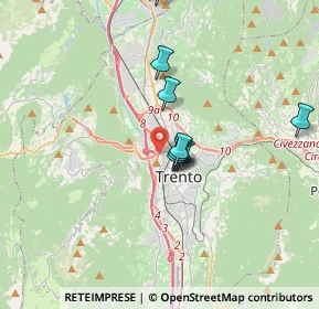 Mappa 38100 Trento TN, Italia (4.42308)