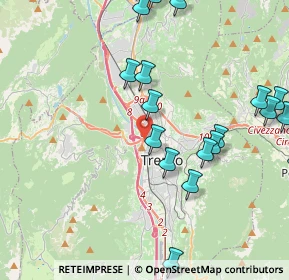 Mappa 38100 Trento TN, Italia (5.0685)