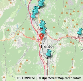 Mappa 38100 Trento TN, Italia (5.03438)