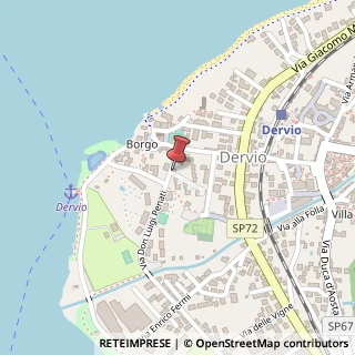 Mappa Via Penati Don Luigi, 7, 23824 Dervio LC, Italia, 23824 Dervio, Lecco (Lombardia)