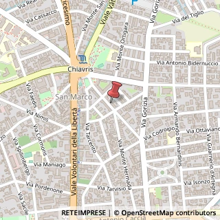 Mappa Via Generale Cantore, 18, 33100 Udine, Udine (Friuli-Venezia Giulia)