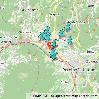 Mappa SS47 km 122, 38057 Pergine Valsugana TN, Italia (1.00545)