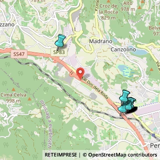 Mappa SS47 km 122, 38057 Pergine Valsugana TN, Italia (1.44)