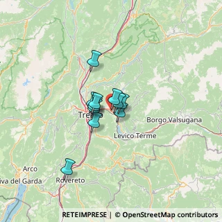 Mappa SS47 km 122, 38057 Pergine Valsugana TN, Italia (7.48182)