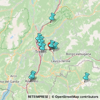 Mappa SS47 km 122, 38057 Pergine Valsugana TN, Italia (12.26)