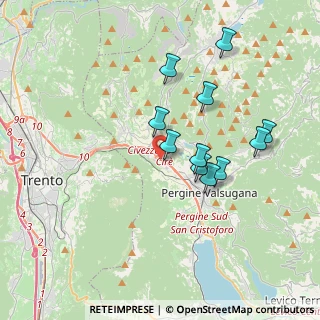 Mappa SS47 km 122, 38057 Pergine Valsugana TN, Italia (3.25)