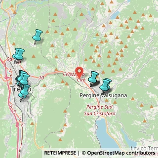 Mappa SS47 km 122, 38057 Pergine Valsugana TN, Italia (4.773)