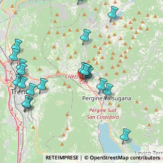 Mappa SS47 km 122, 38057 Pergine Valsugana TN, Italia (4.9145)