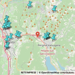 Mappa SS47 km 122, 38057 Pergine Valsugana TN, Italia (5.8075)