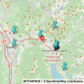 Mappa SS47 km 122, 38057 Pergine Valsugana TN, Italia (3.72917)