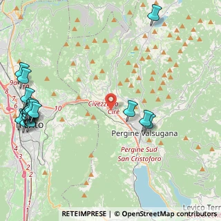Mappa SS47 km 122, 38057 Pergine Valsugana TN, Italia (6.105)