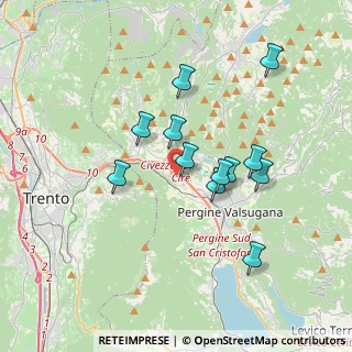Mappa SS47 km 122, 38057 Pergine Valsugana TN, Italia (3.09417)