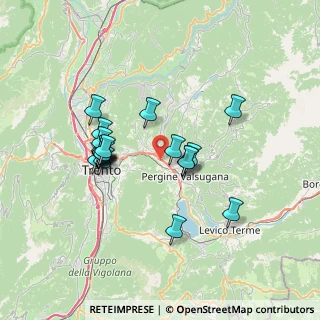 Mappa SS47 km 122, 38057 Pergine Valsugana TN, Italia (6.205)