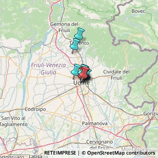 Mappa Via Aonez, 33100 Udine UD, Italia (3.83909)