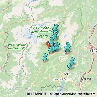 Mappa Via Nazionale, 38094 Porte di Rendena TN, Italia (9.65538)